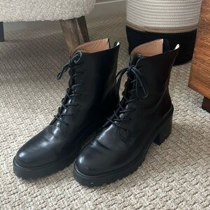 Madewell Chunky Black Boots Size 11
